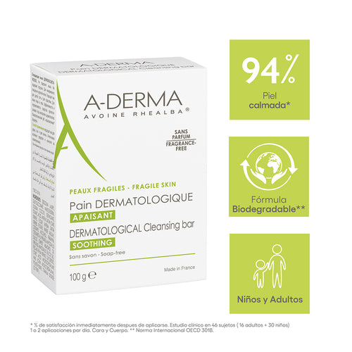 A-Derma - Dermopan Barra Limpiadora – 100 gr.