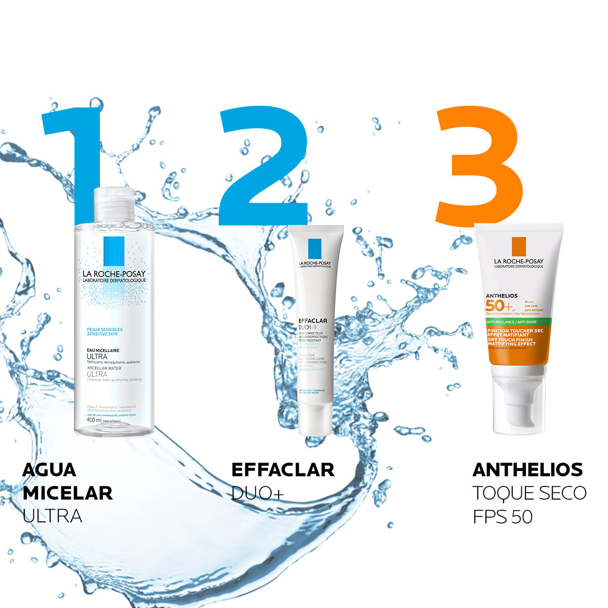 La Roche Posay - Ultra Agua Micelar limpiadora y desmaquillante Pieles Sensibles – 400 ml.