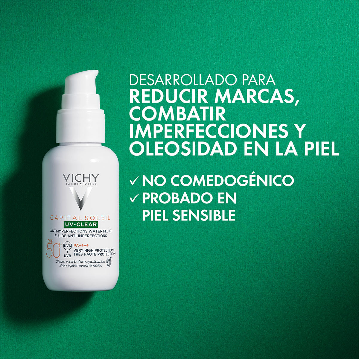 Vichy - Capital Soleil UV Clear Anti-imperfecciones SPF50+ - 40 ml.