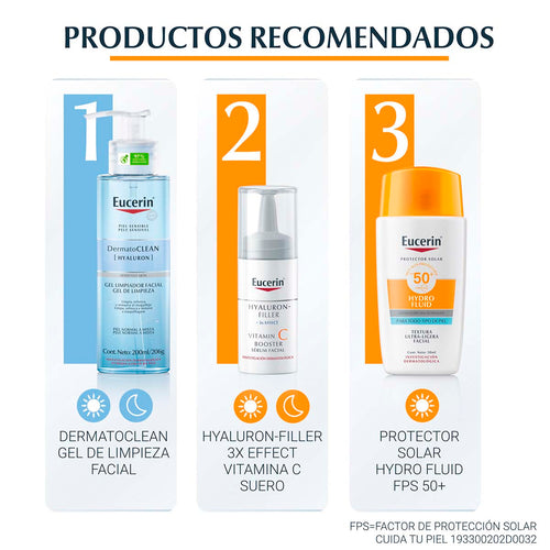 Eucerin - Booster Anti Edad Facial Hyaluron-Filler Vitamina C – 8 ml.