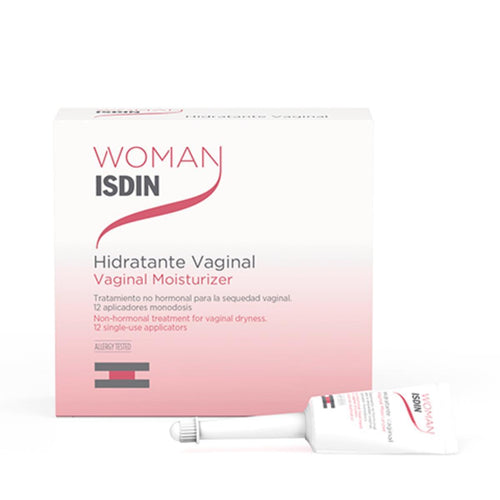 Isdin - Woman Gel-Crema Hidratante Vaginal - Caja Con 12 Monodosis, 6 ml c/u.