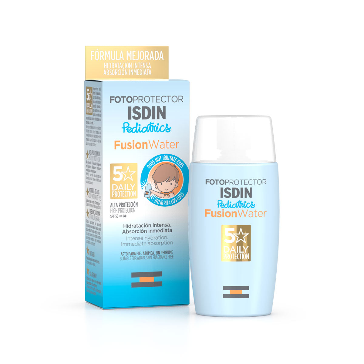 Isdin - Fotoprotector Fusion Water Pediatrics SPF 50 - 50 ml.