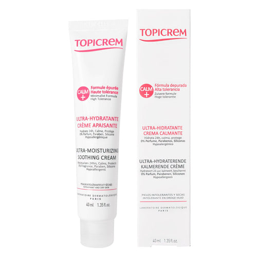 Topicrem - Calm+ Crema para la Piel Sensible Calmante Ultra-hidratante - 40 ml.