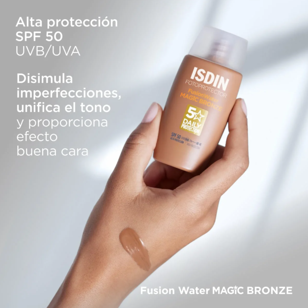 Isdin - Fotoprotector Fusion Water Color Bronce SPF 50 - 50 ml.