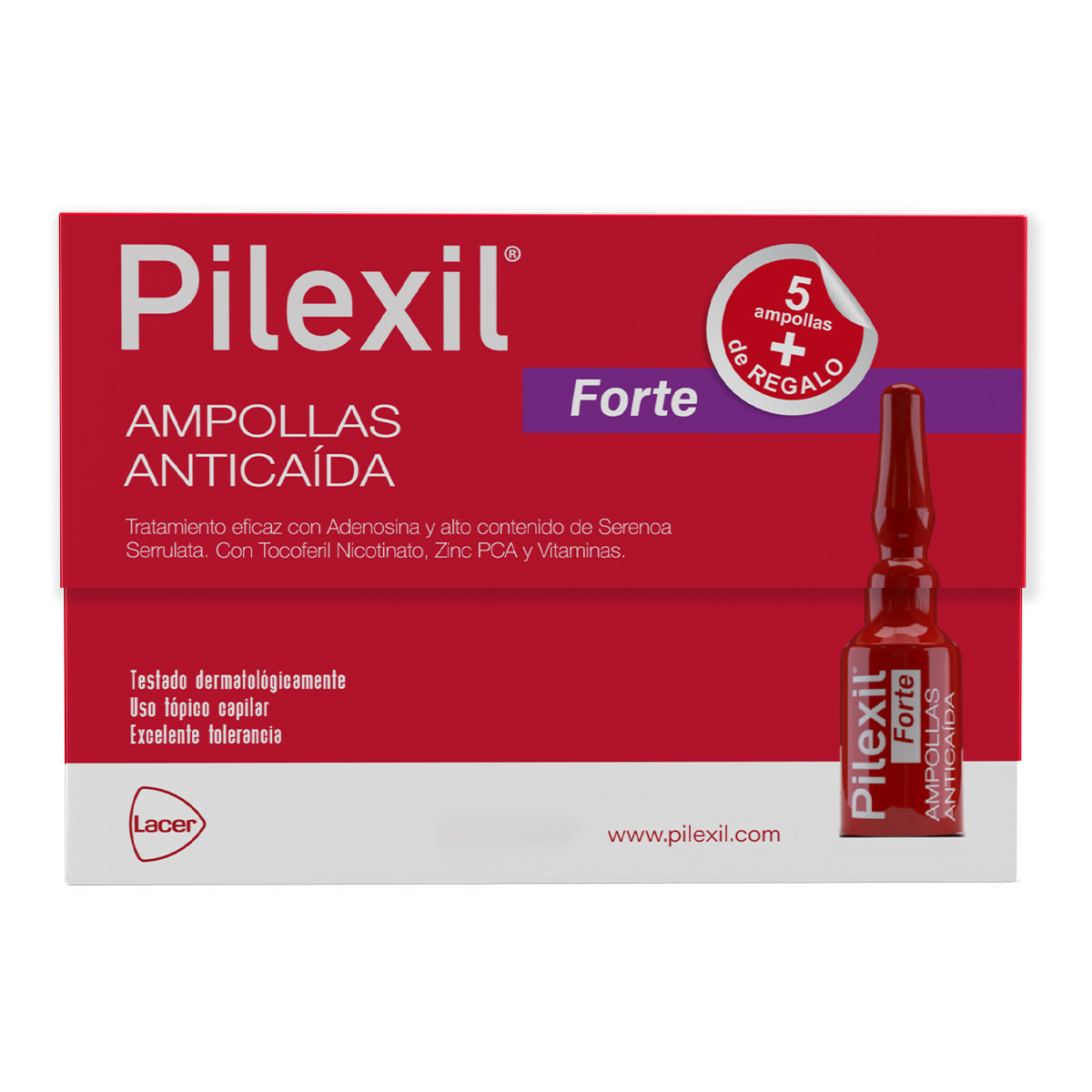 Armstrong - Pilexil Forte Ampolletas – 15 Amp. + 5 Regalo