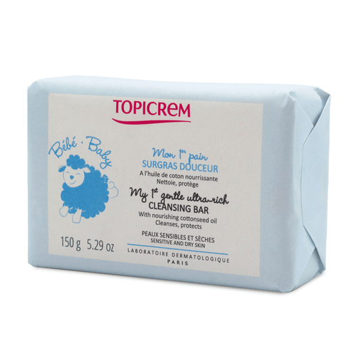 Topicrem - Jabón para Bebé - Mi primera barra Ultra-Hidratante - 150 g.