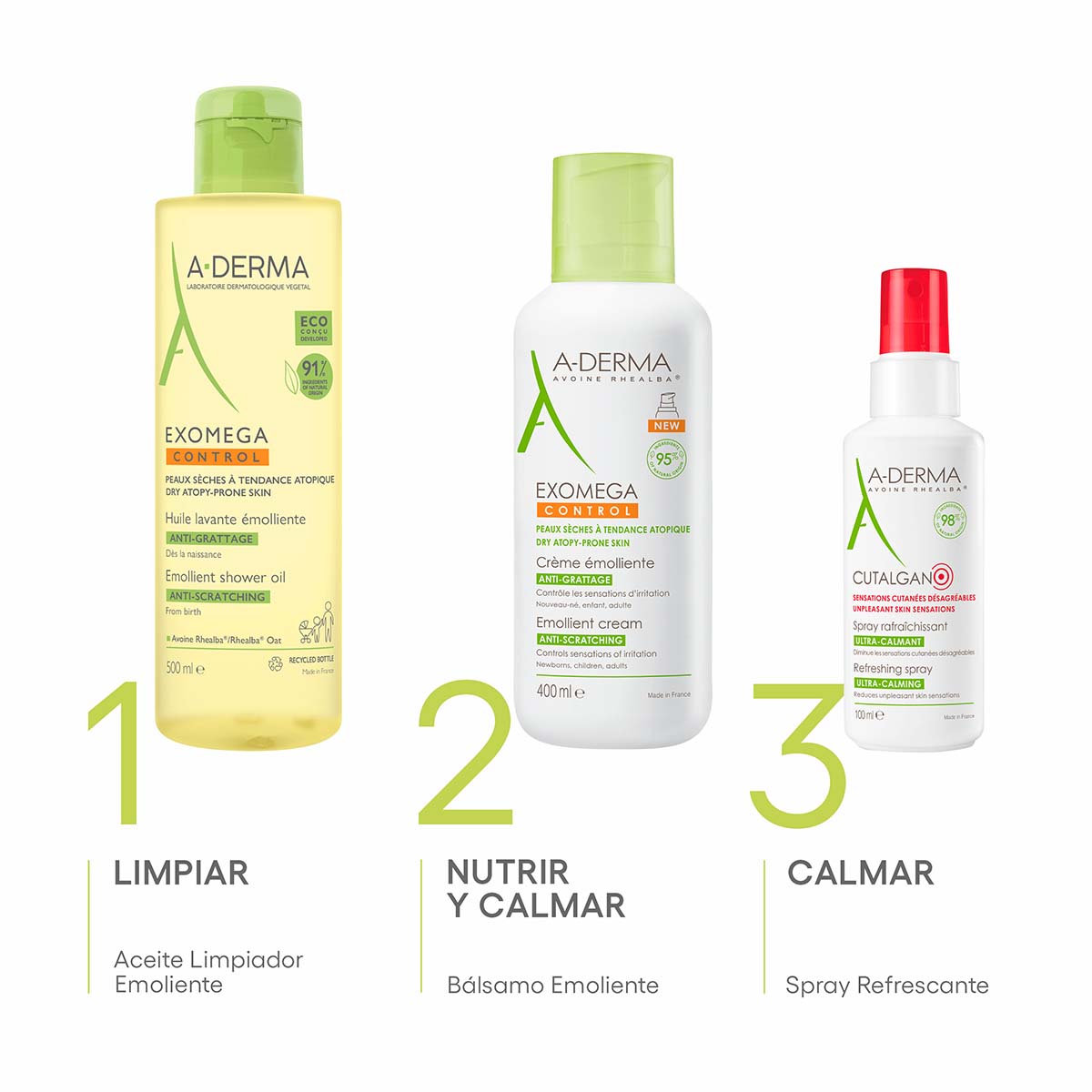 A-Derma - Exomega Control Crema – 400 ml.