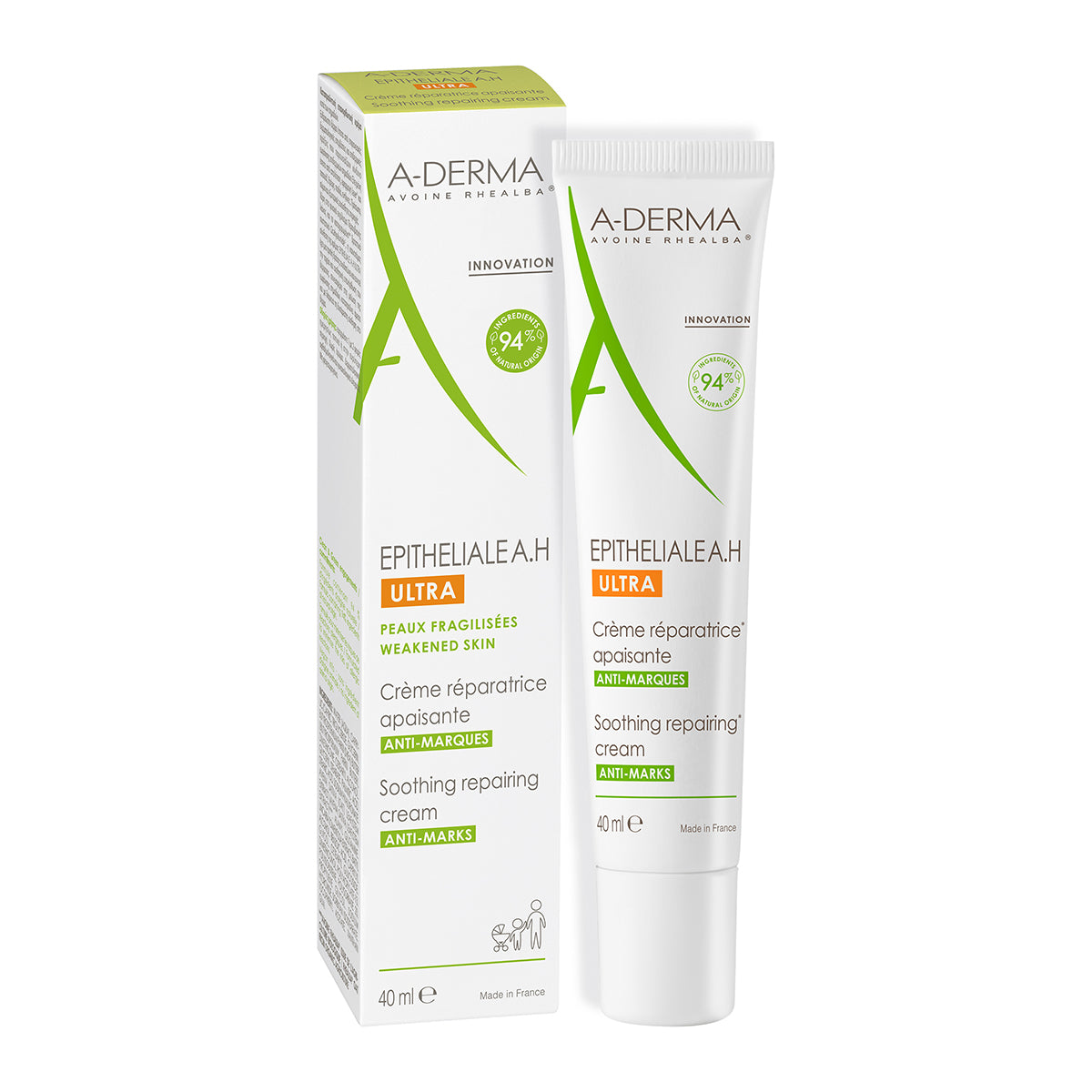 A-Derma - Epitheliale AH Ultra Crema Reparadora – 40 ml.