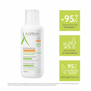 A-Derma - Exomega Control Para Piel Seca y Atópica – 400 ml.