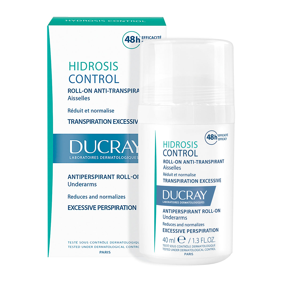 Ducray - Hidrosis Control Roll On - 40 ml.