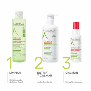 A-Derma - Exomega Control Loción Emoliente - 400 ml.