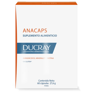 Ducray – Anacaps Suplemento Alimenticio - 60 Caps.