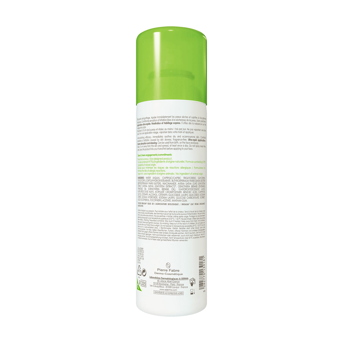 A-Derma - Exomega Control Spray Emoliente - 200 ml.