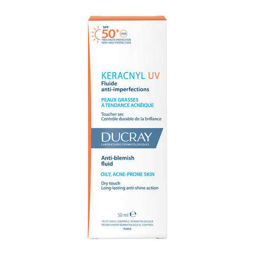 Ducray - Keracnyl UV Fluido Anti- FPS50+ - 50 ml.