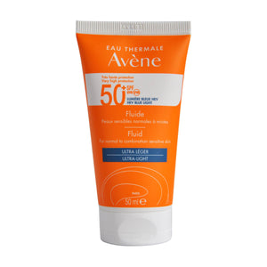 Avene - Fluido Solar 50+ FPS ultra ligero para piel sensible – 50 ml.