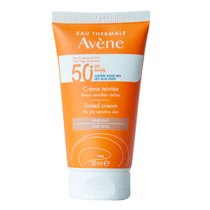 Avene – Crema Con Protección Solar FPS 50 + Con Color Para Pieles Secas Y Sensibles – 50 ml.