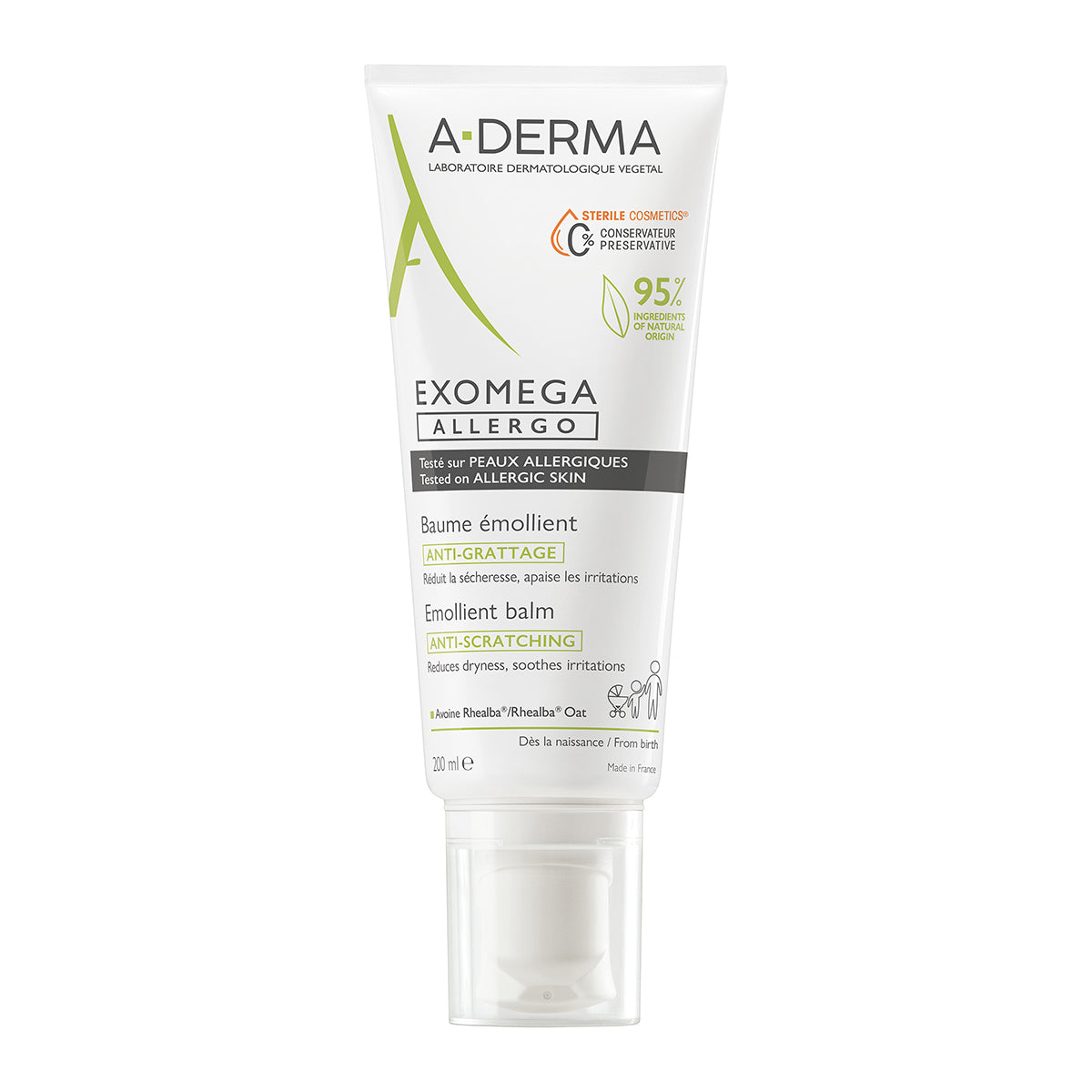 A-Derma - Exomega Control Bálsamo Para Piel Seca – 200 ml