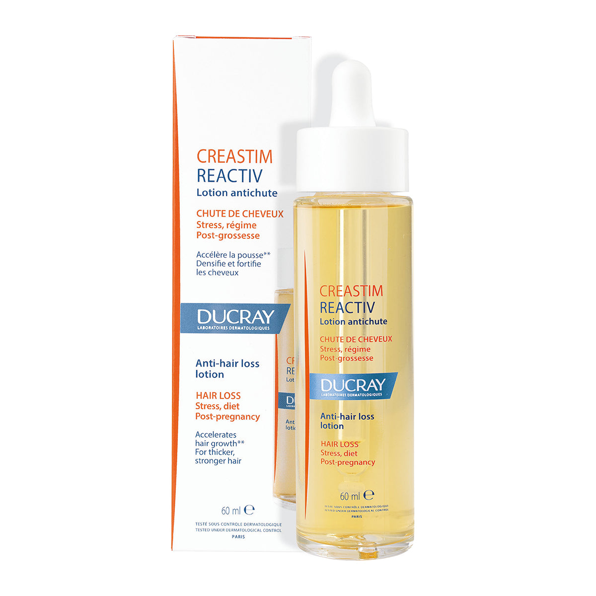 Ducray - Creastim Reactiv Loción Anti-caída – 60 ml.