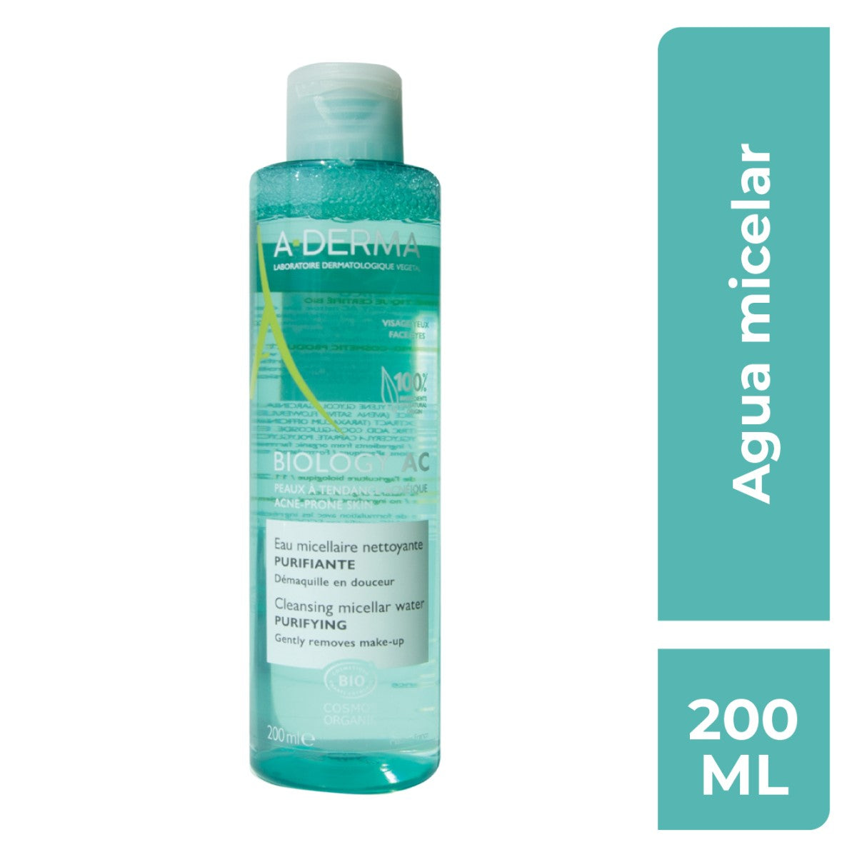 A-derma - Biology AC Agua Micelar - 200 ml.