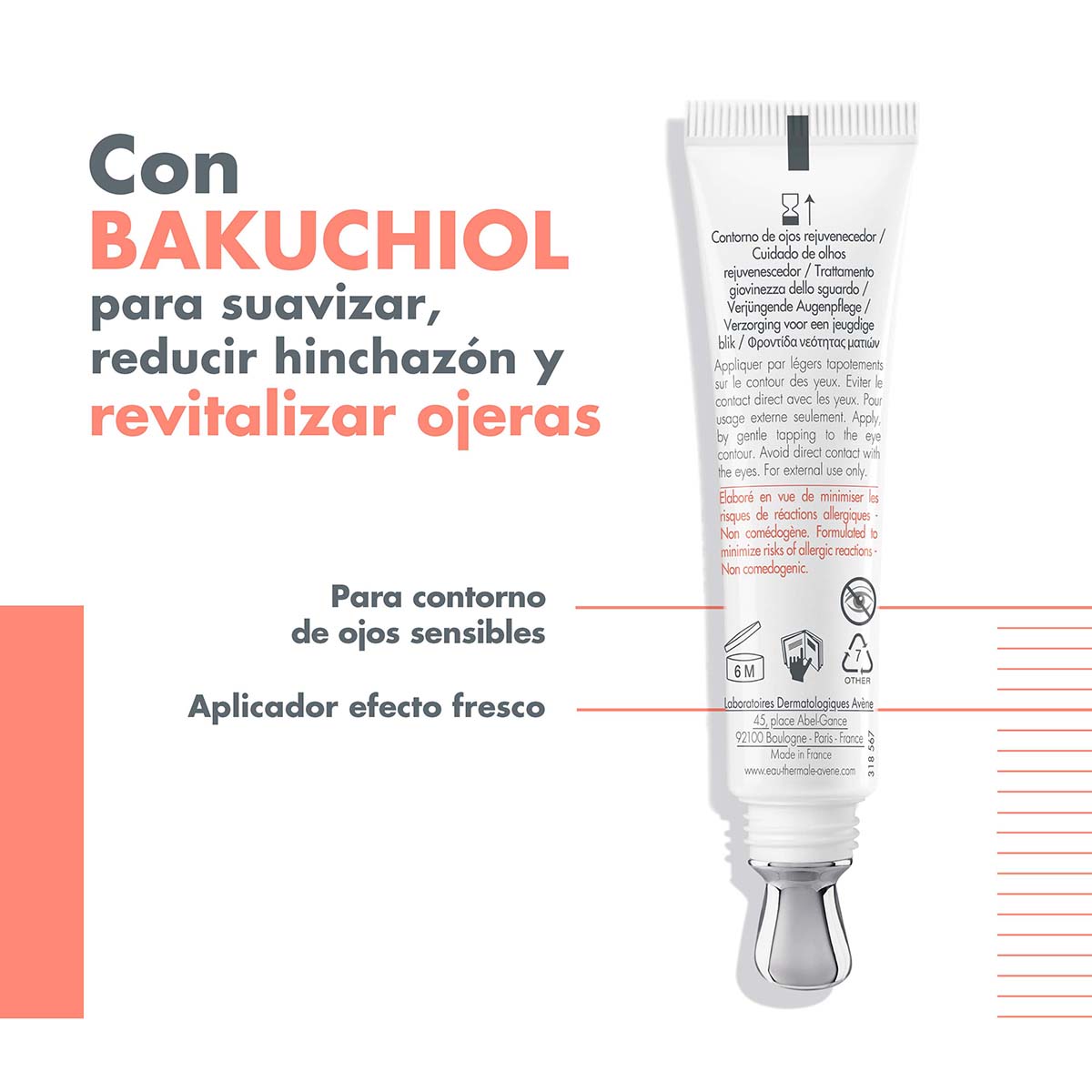 Avene – Dermabsolu Contorno De Ojos – 15 ml.