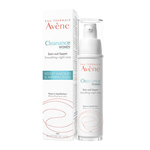 Avene – Cleanance Woman Crema De Noche Para Marcas E Imperfecciones – 30 ml.