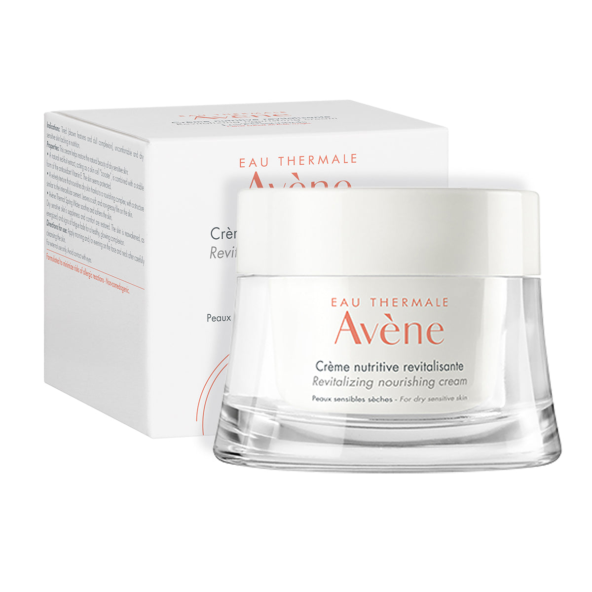 Avene - Cuidados Esenciales Crema Nutritiva Piel Sensible – 50 ml.
