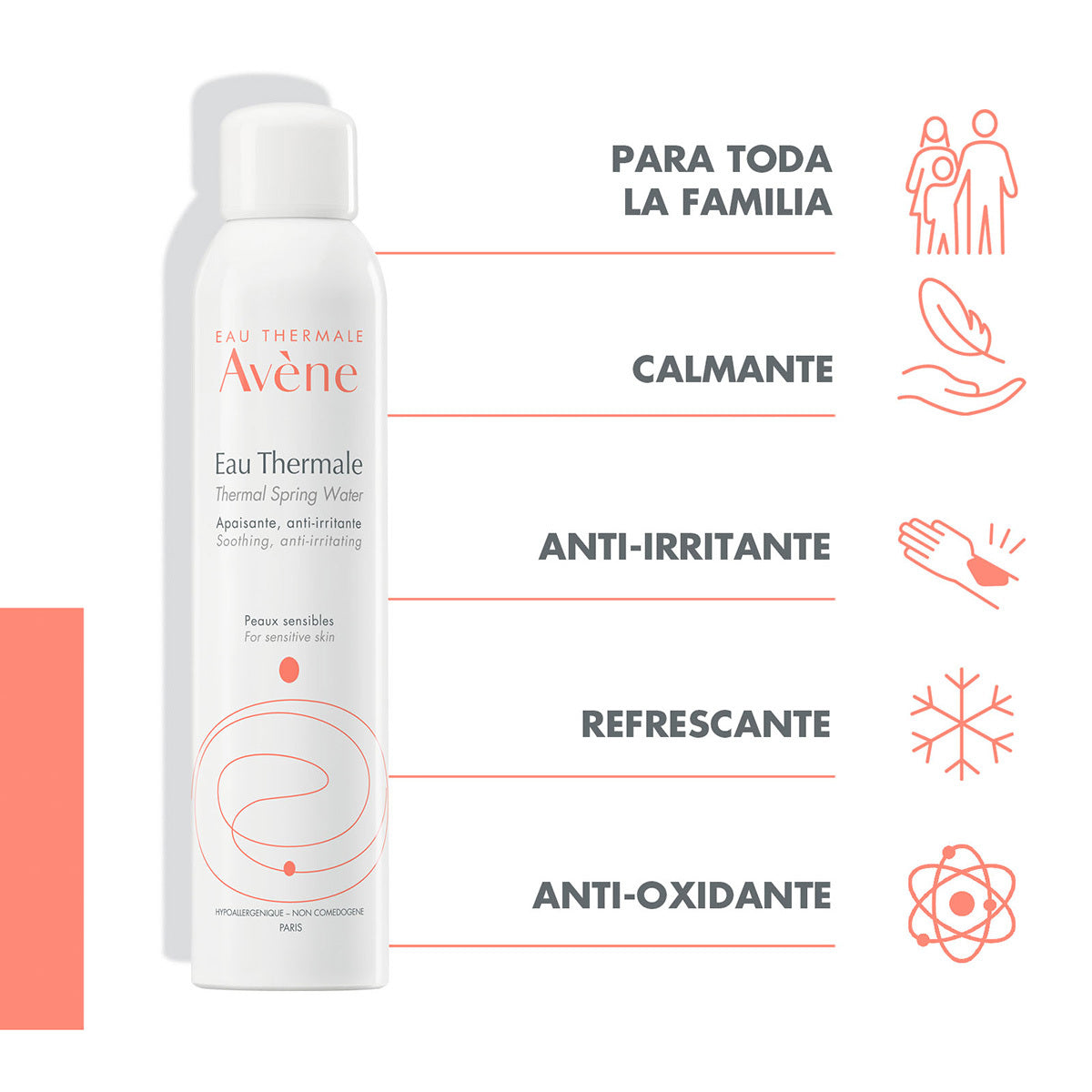 Avene - Agua Termal Avene – 300 ml.