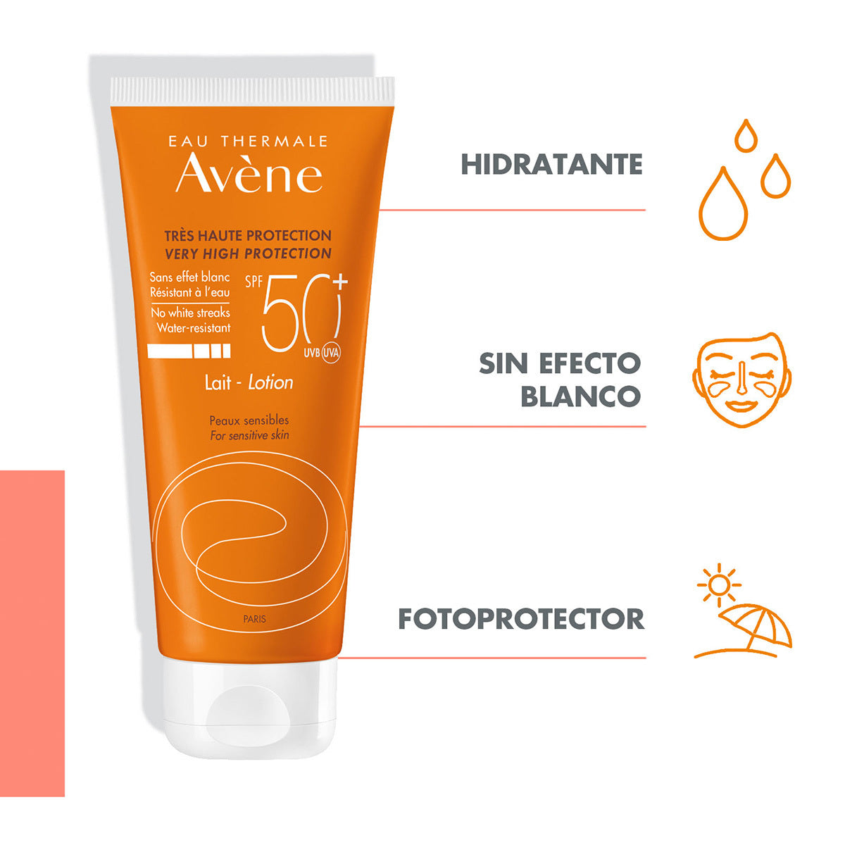 Avene - Crema Corporal FPS50+ - 100 ml.