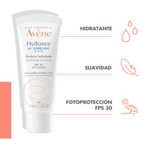 Avene - Hydrance Crema Hidratante Ligera UV - 40 ml.