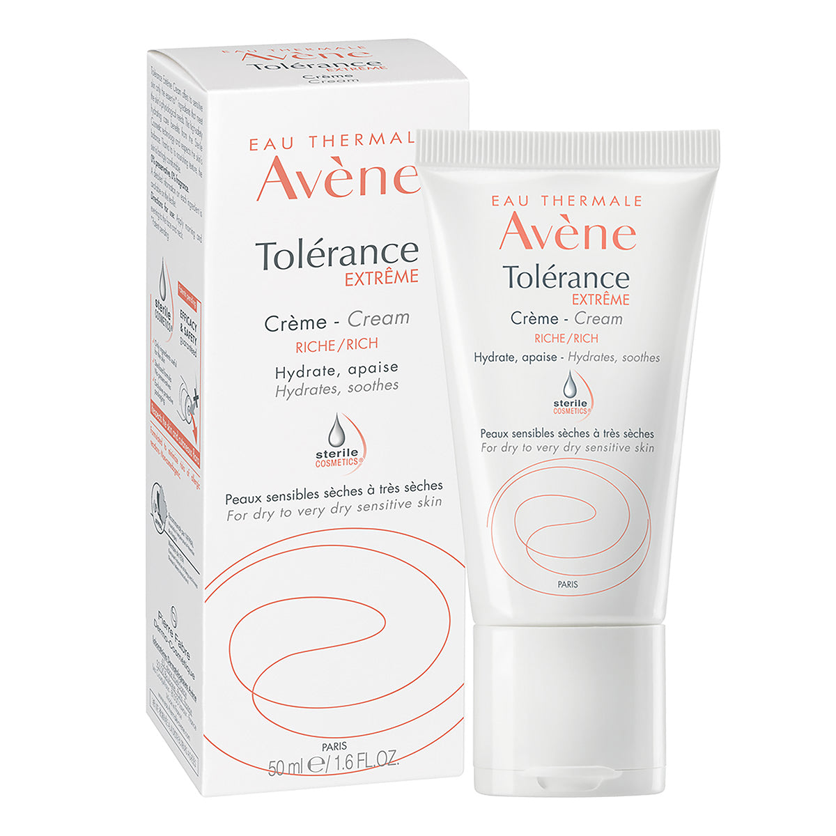 Avene – Tolerancia Extrema, Crema Para Pieles Sensibles Y Muy Secas – 50 ml.