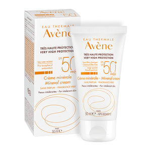 Avene – Protector Solar FPS50+ Crema Mineral - 50 ml.