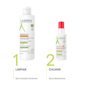 A-Derma - Exomega Control Gel Dermolimpiador – 500 ml.