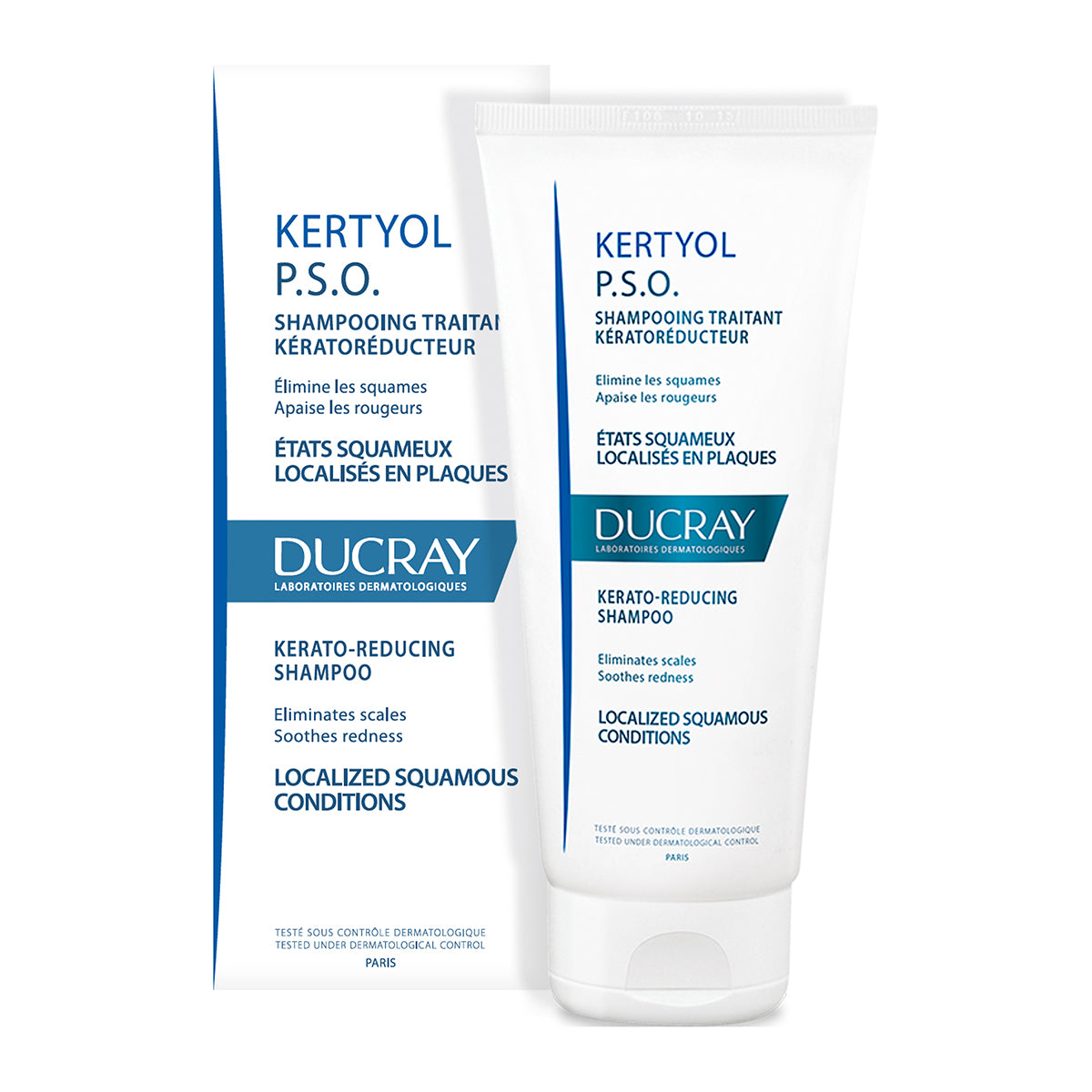 Ducray - Kertyol P.S.O Shampoo Reparador - 200 ml.