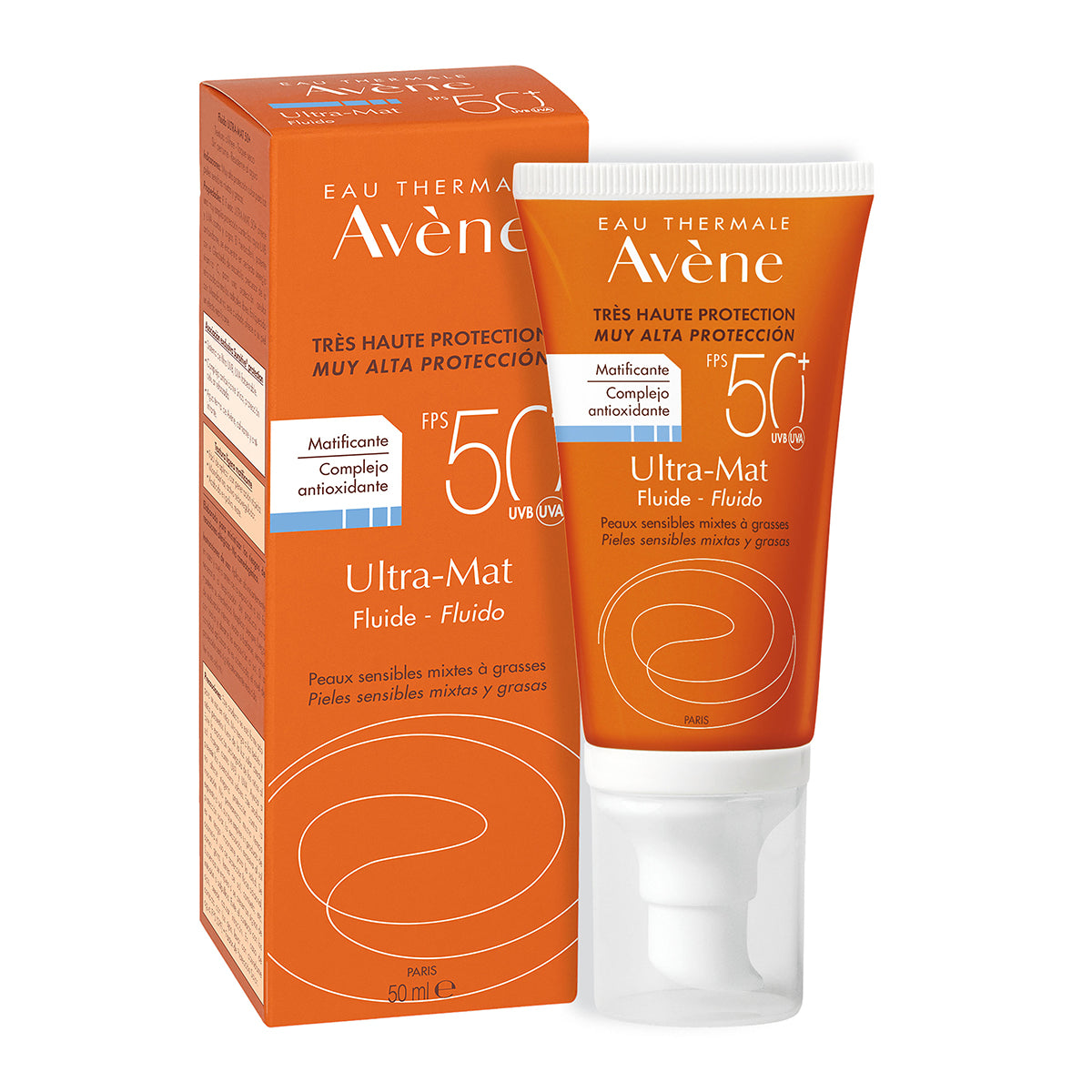 Avene - Solar Avène Fluido Ultra Mat – 50 ml.