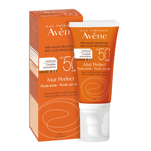 Avene – Protector Solar Mat-Perfect, SPF 50+ Fluido Con Color – 50 ml.