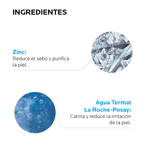 La Roche Posay - Effaclar Limpiador Facial Purificante Para Piel Mixta a Grasa – 200 ml.
