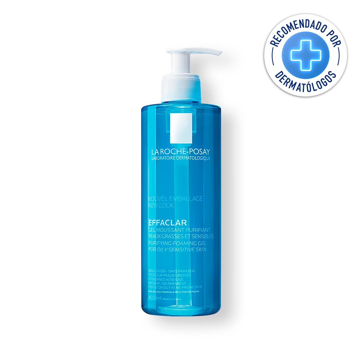 La Roche Posay - Effaclar Limpiador Facial Purificante Para Piel Mixta a Grasa – 400 ml.