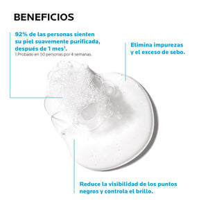 La Roche Posay - Effaclar Limpiador Facial Purificante Para Piel Mixta a Grasa – 400 ml.