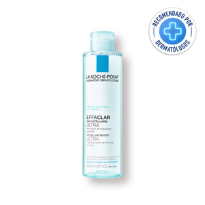 La Roche Posay - Effaclar Ultra, Agua Micelar desmaquillante y limpiador – 400 ml.