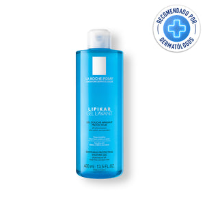 La Roche Posay - Lipikar Gel, Jabón líquido para Piel Seca o Sensible – 400 ml.