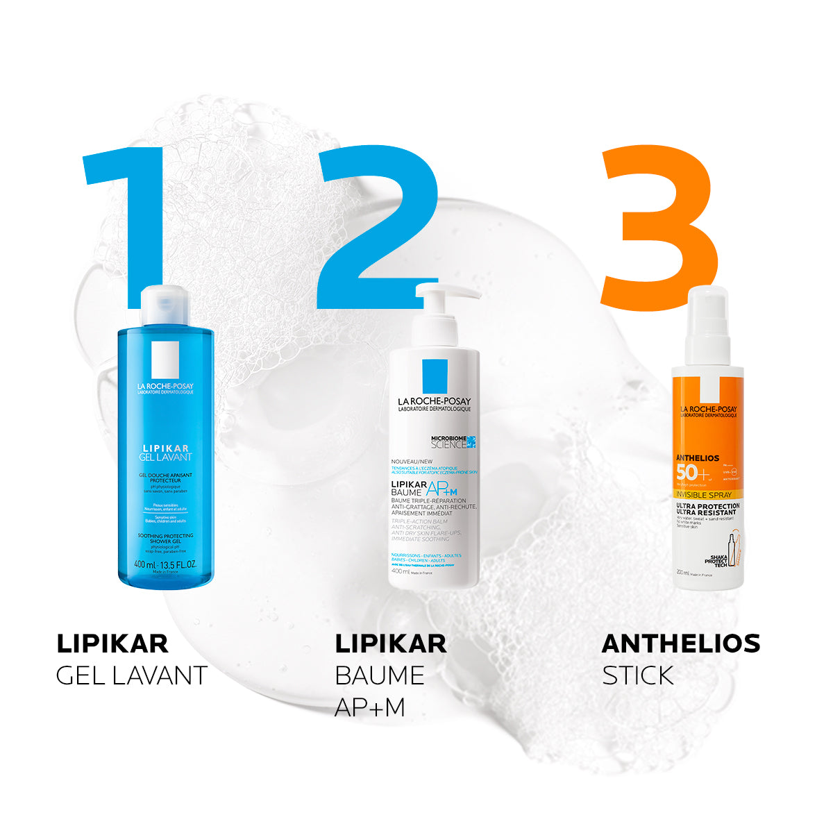 La Roche Posay - Lipikar Gel, Jabón líquido para Piel Seca o Sensible – 400 ml.