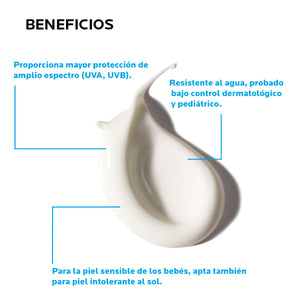 La Roche Posay - Anthelios Dermopediatrics Protector Solar Corporal para Bebés FPS50 – 50 ml.