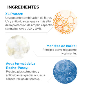 La Roche Posay - Anthelios Dermopediatrics Protector Solar Corporal para Bebés FPS50 – 50 ml.