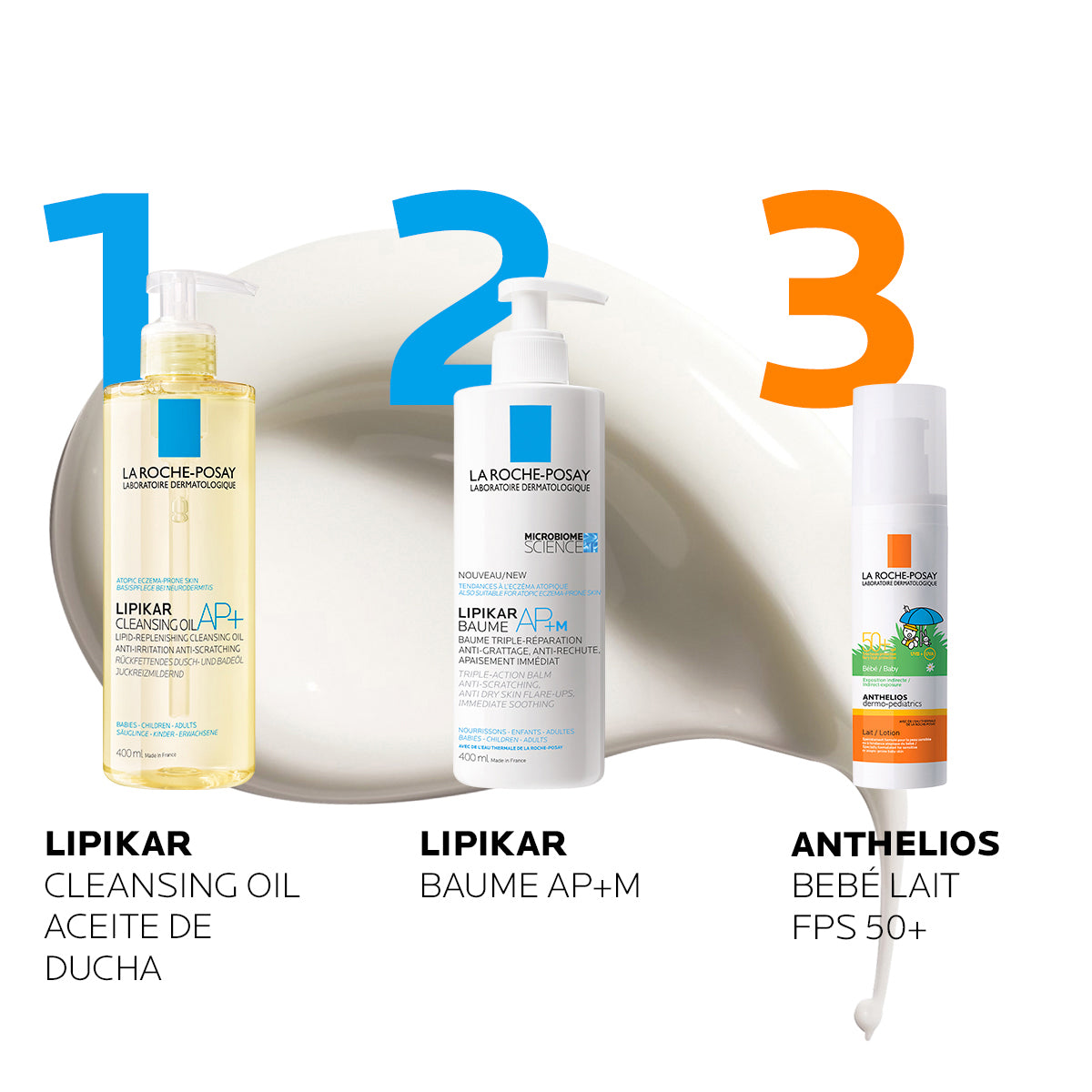 La Roche Posay - Anthelios Dermopediatrics Protector Solar Corporal para Bebés FPS50 – 50 ml.