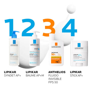 La Roche Posay - Lipikar Syndet AP+ Jabón líquido para Siel Seca o Atópica – 400 ml.