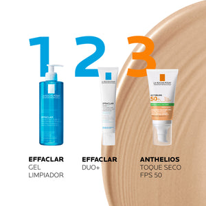 La Roche Posay - Anthelios XL Protector Solar Facial Toque Seco con Color Para Piel Grasa a Mixta FPS50+ - 50 ml.