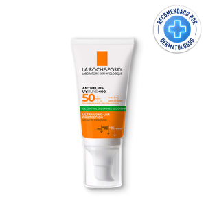 La Roche Posay - Anthelios XL Protector Solar Facial Matificante Toque Seco FPS50+ Para Piel Grasa a Mixta – 50 ml.