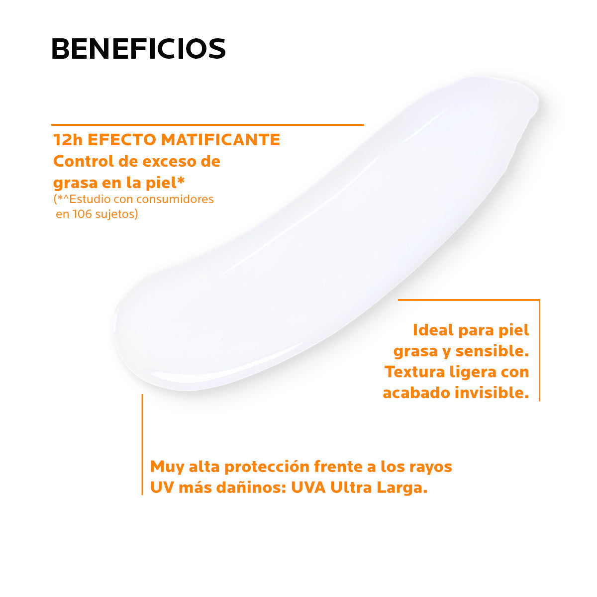 La Roche Posay - Anthelios XL Protector Solar Facial Matificante Toque Seco FPS50+ Para Piel Grasa a Mixta – 50 ml.