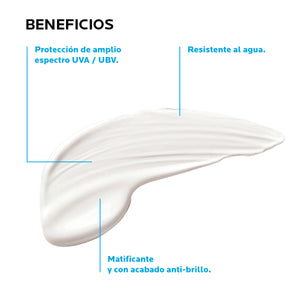 La Roche Posay - Anthelios XL Protector Solar Facial Matificante Toque Seco FPS50+ Para Piel Grasa a Mixta – 50 ml.