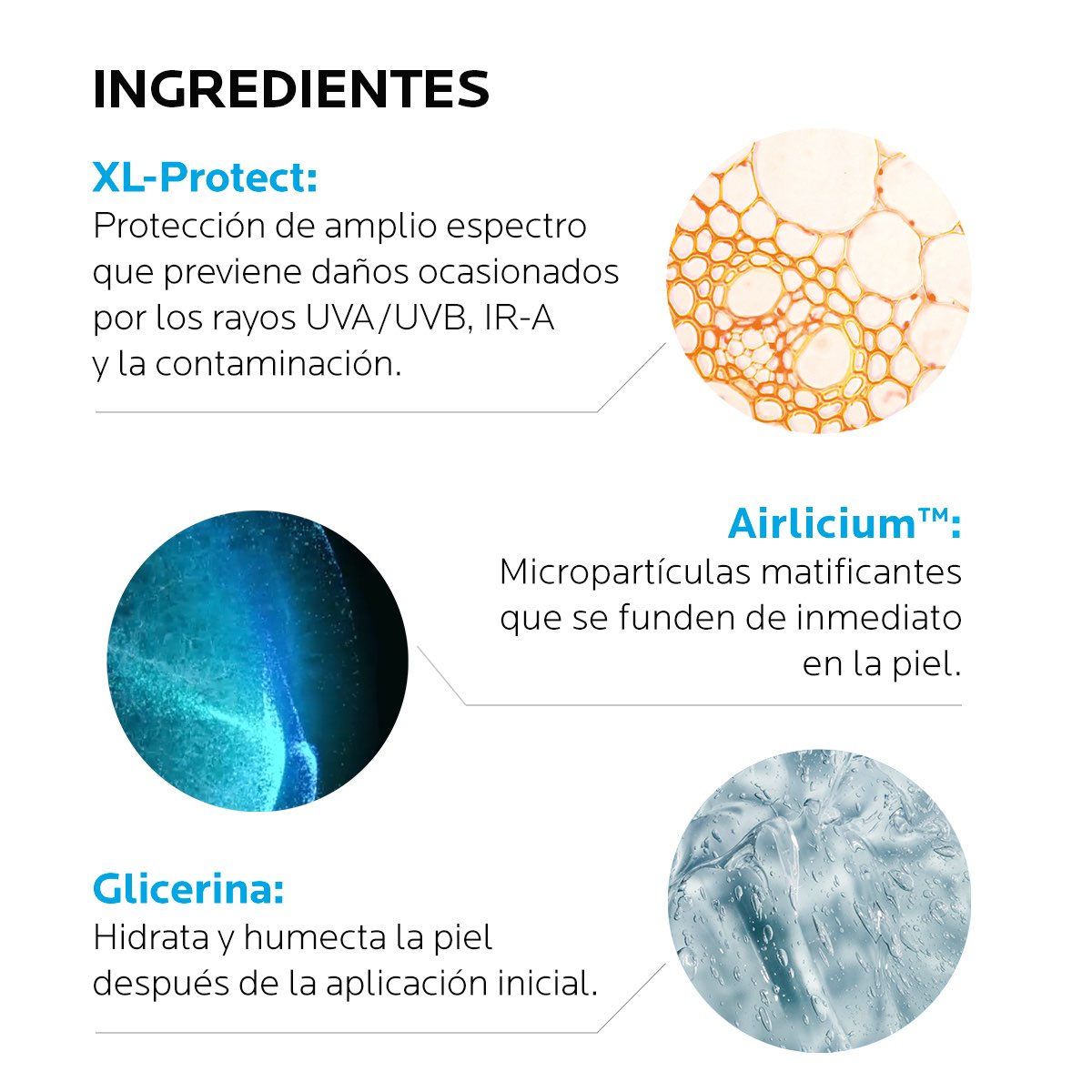 La Roche Posay - Anthelios XL Protector Solar Facial Matificante Toque Seco FPS50+ Para Piel Grasa a Mixta – 50 ml.
